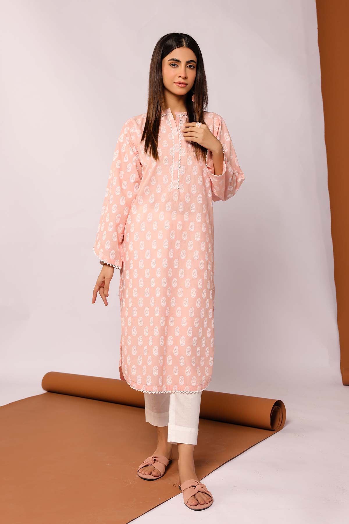 Printed Cambric Kurti