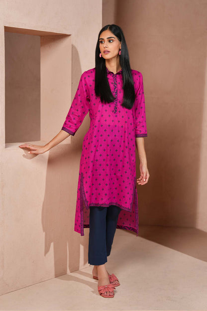 Printed Cambric Kurti