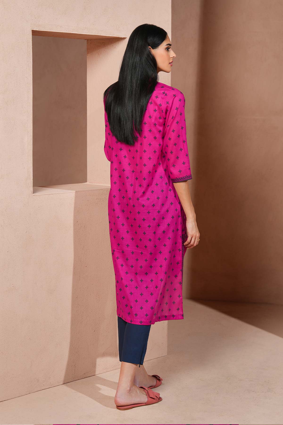 Printed Cambric Kurti
