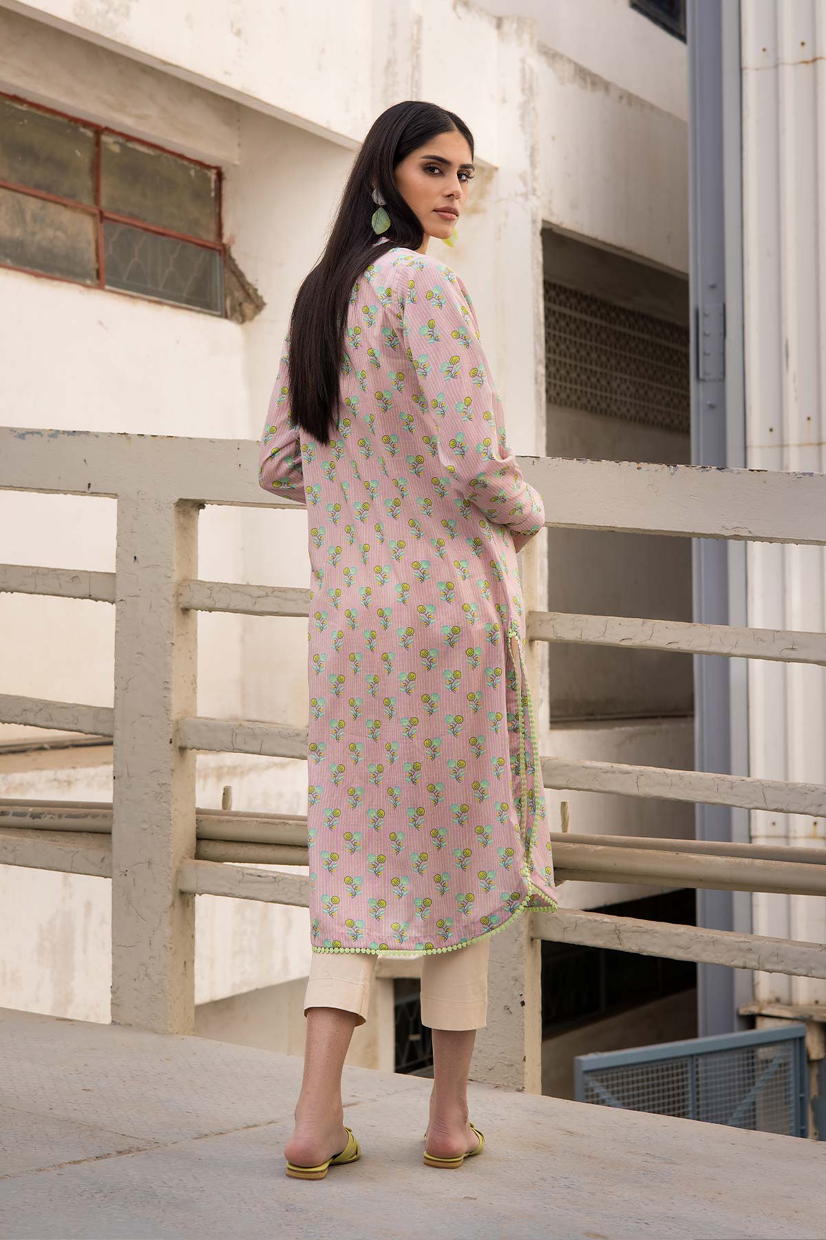 Printed Cambric Kurti
