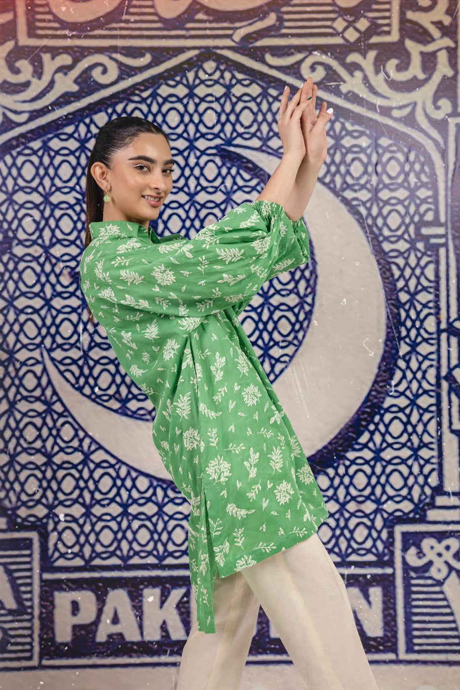 Printed Cambric Kurti
