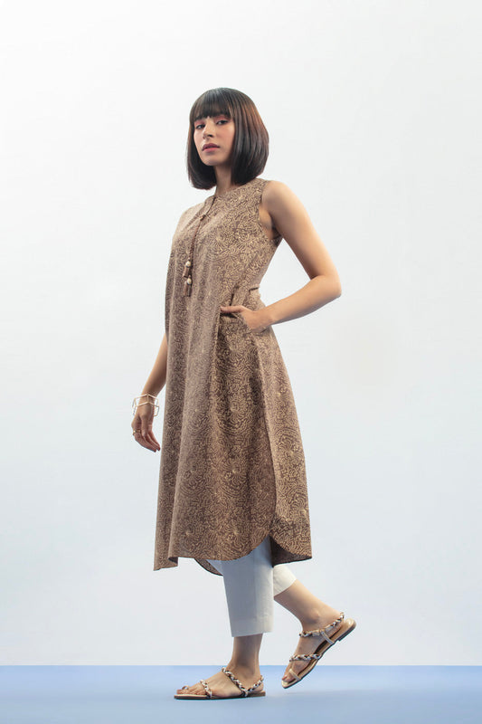 Printed Lawn Kurti