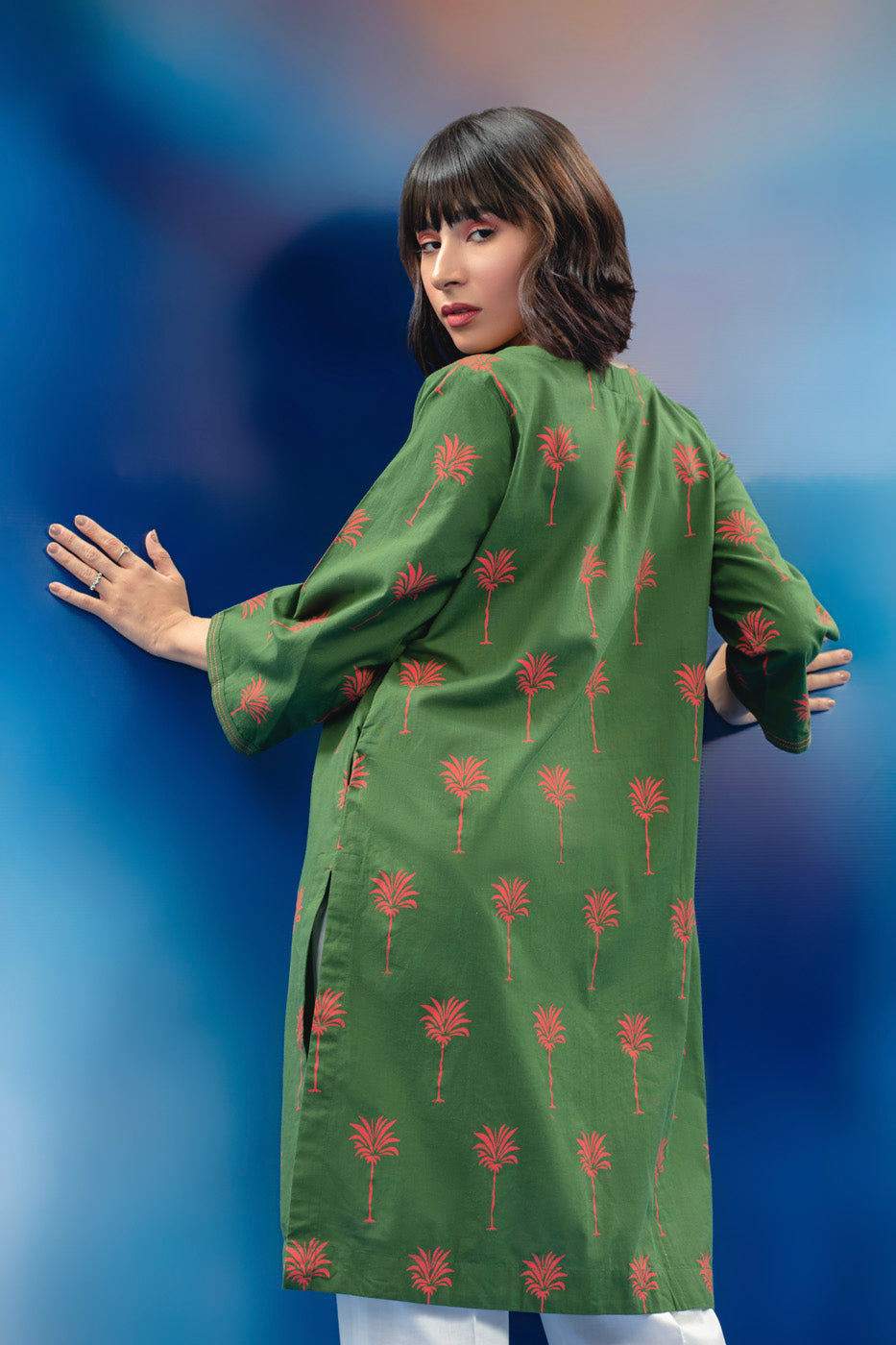 Printed Lawn Kurti