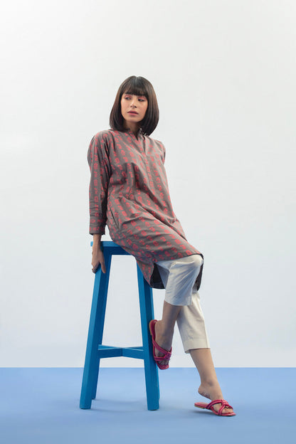 Dyed Printed Kurti