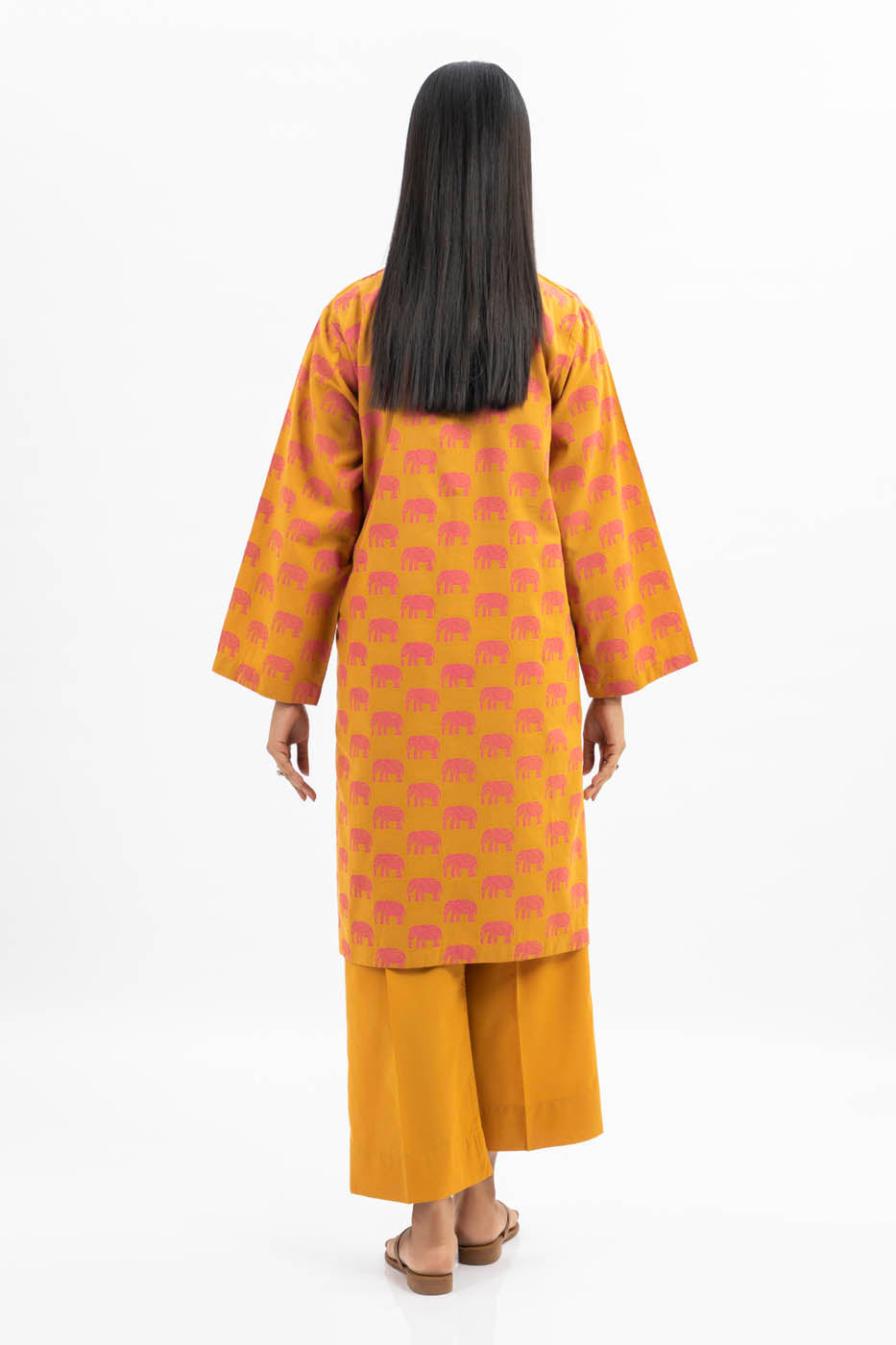 2 Pc Printed Yarn Dyed Outfit
