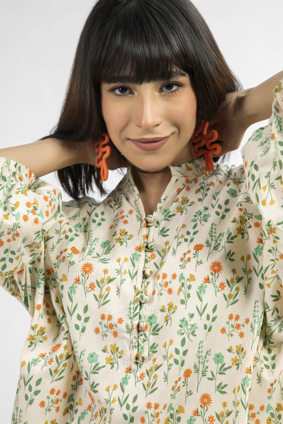 Printed Lawn Kurti
