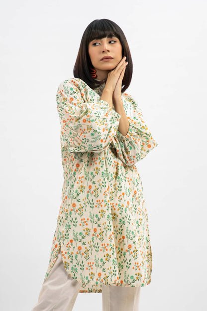 Printed Lawn Kurti