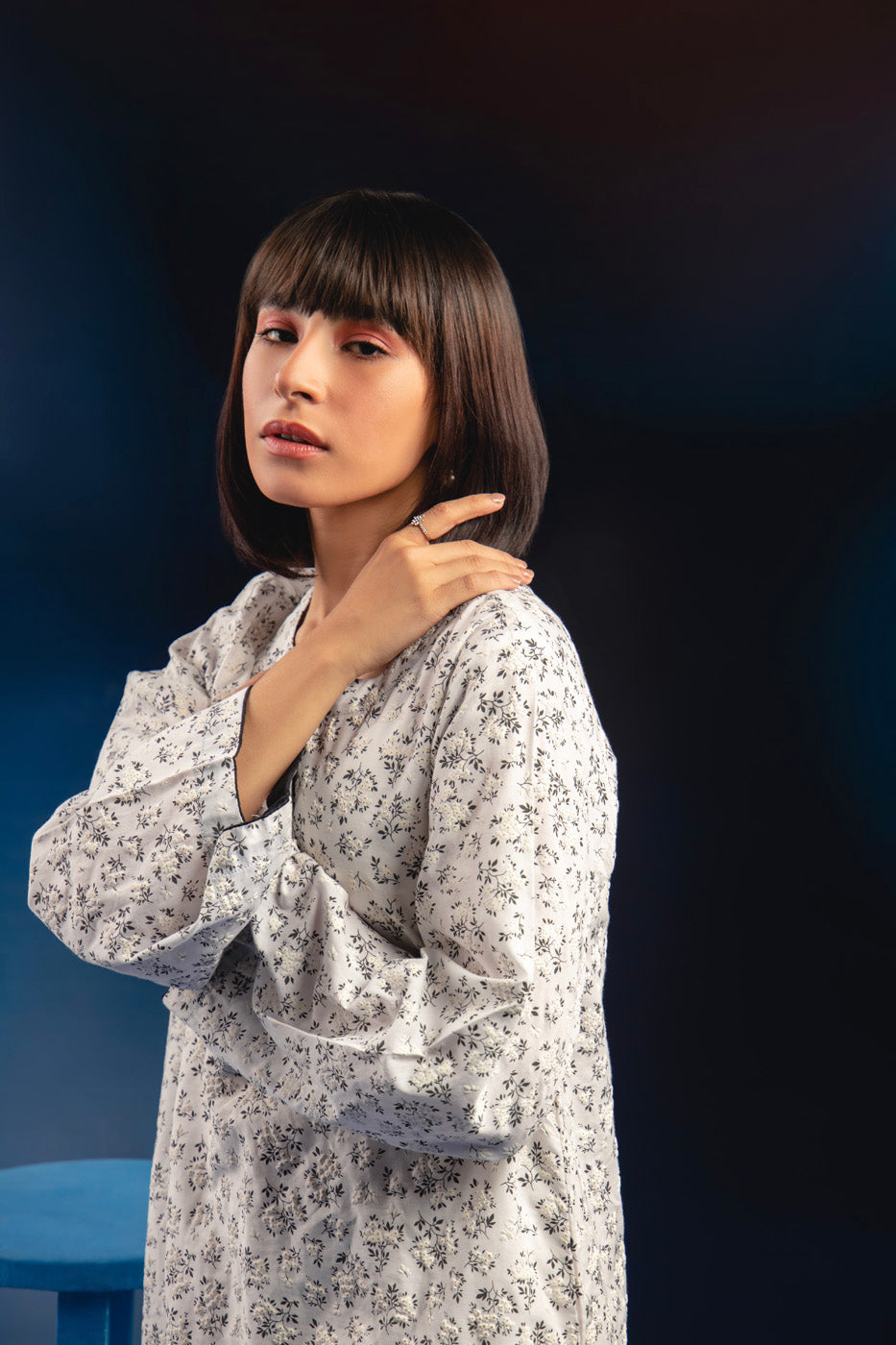 Printed Cambric Kurti