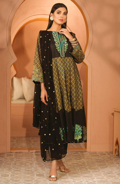 Orient - Unstitched 3 Piece Festive Embroidered Suit