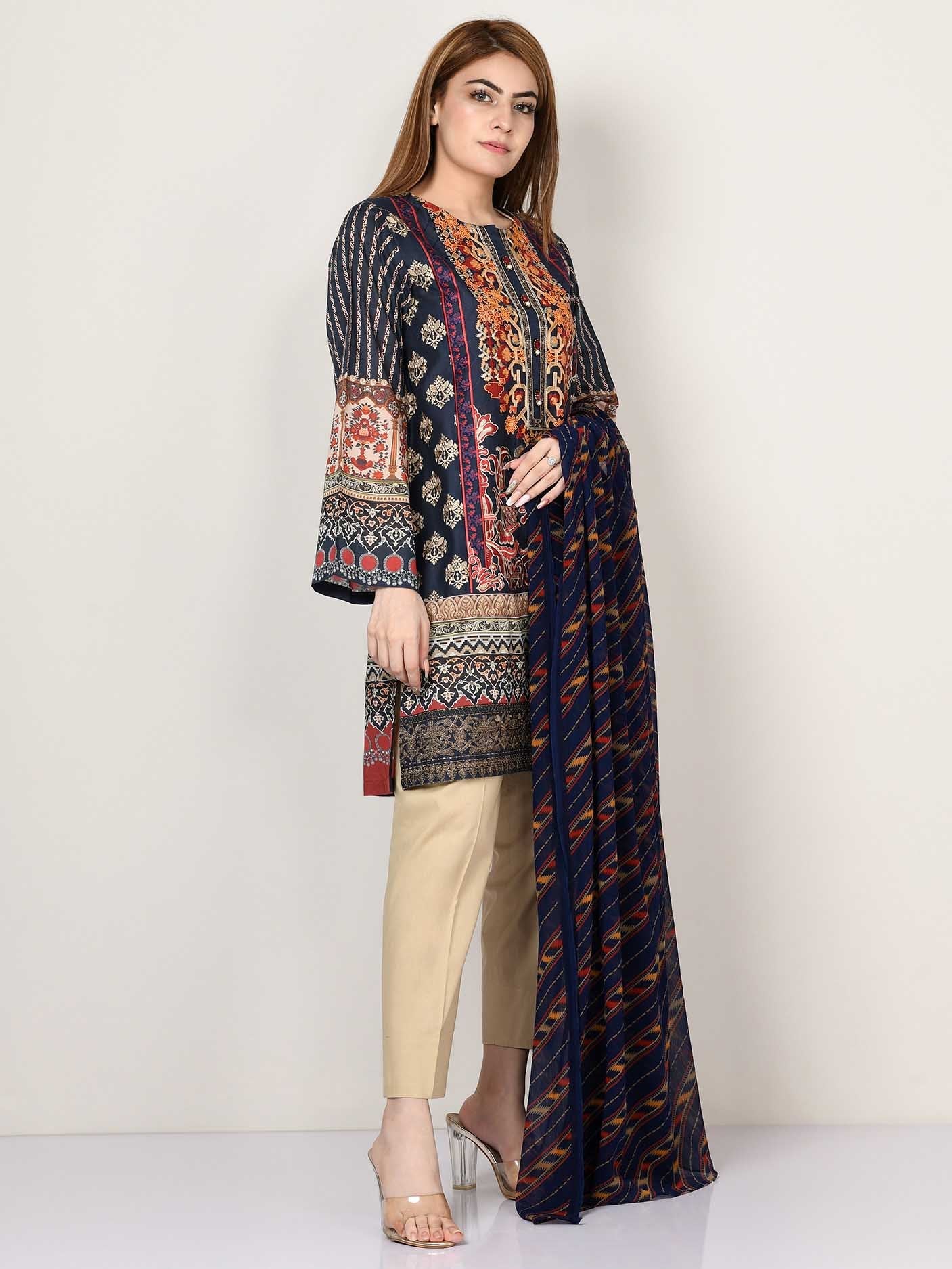 Limelight - Printed Lawn Suit