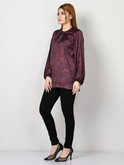 Limelight - Printed Silk Top