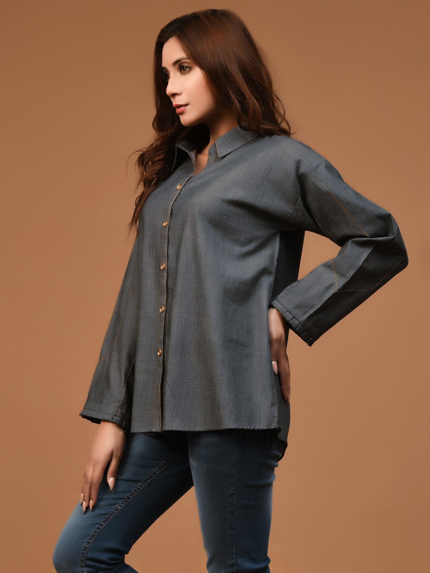 Limelight - Button Down Top