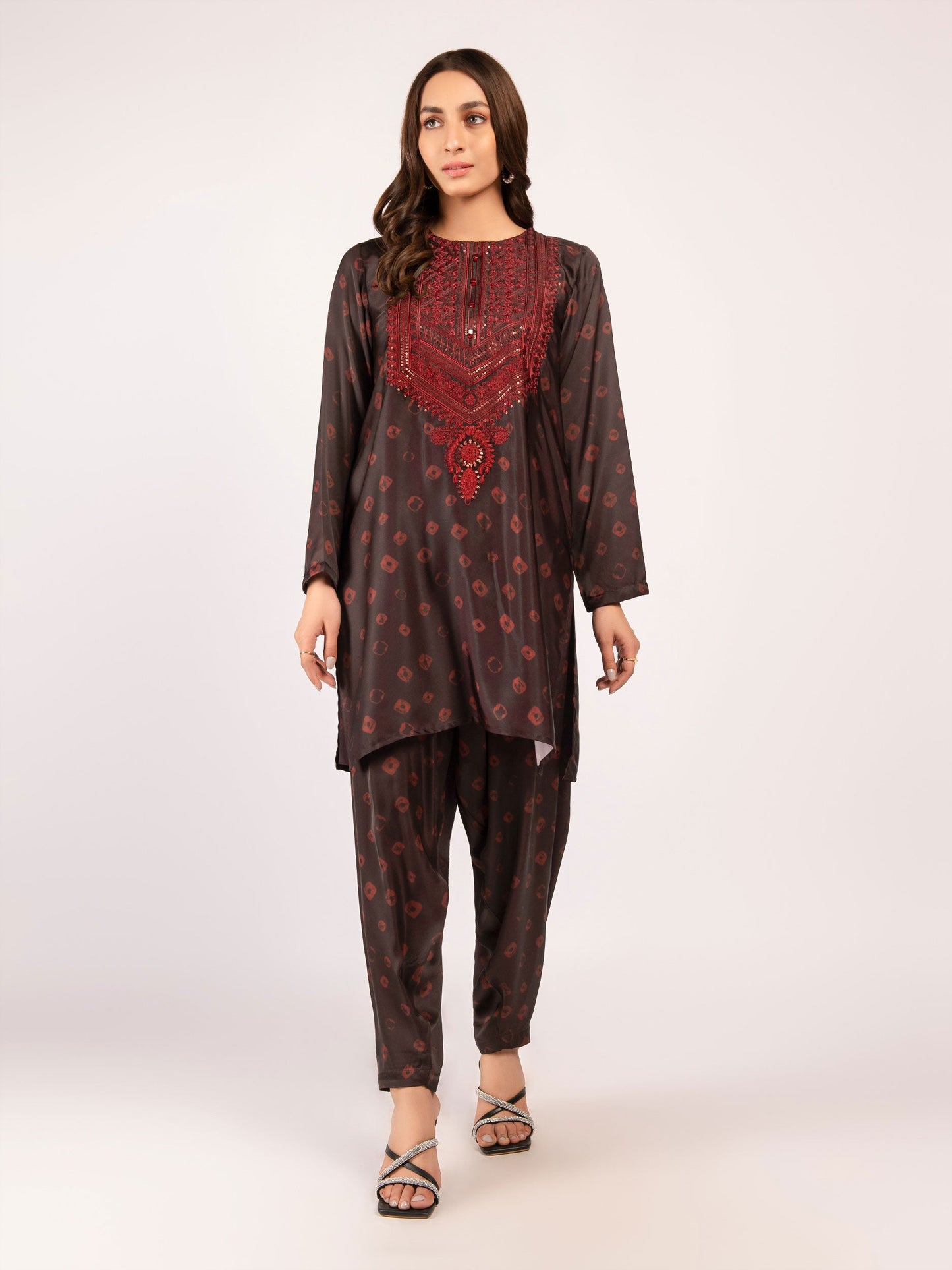 Limelight - Embroidered Silk Suit