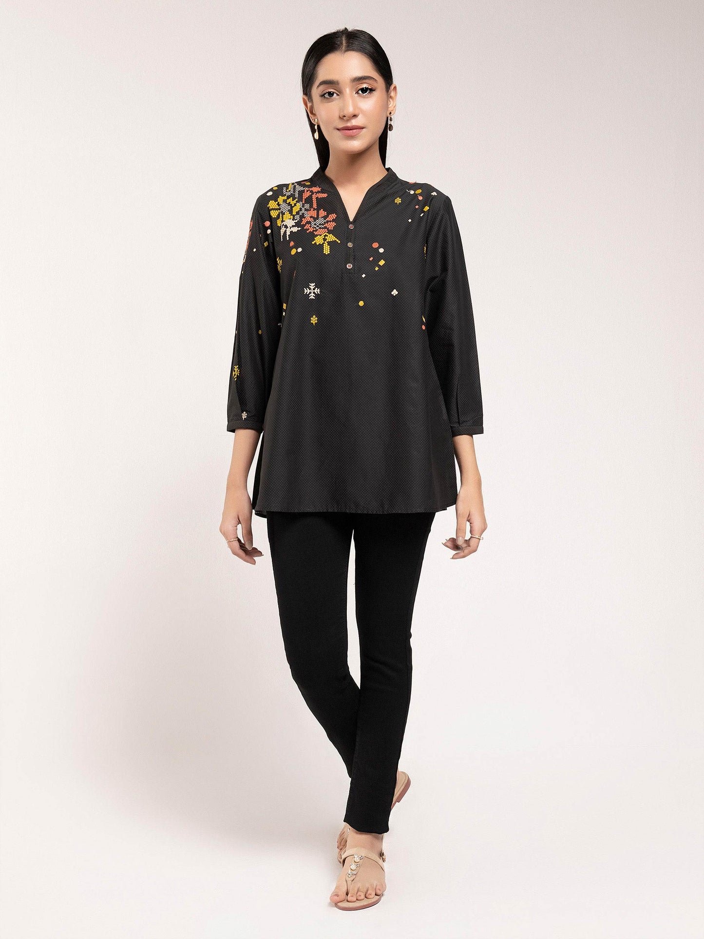 Limelight - Embroidered Top