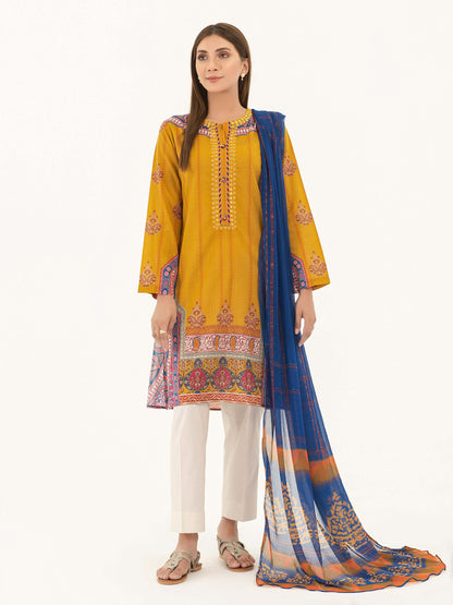 Limelight - Embroidered Lawn Suit