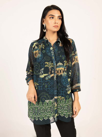 Limelight - Printed Chiffon Top