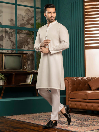 Embroidered Cotton Kurta