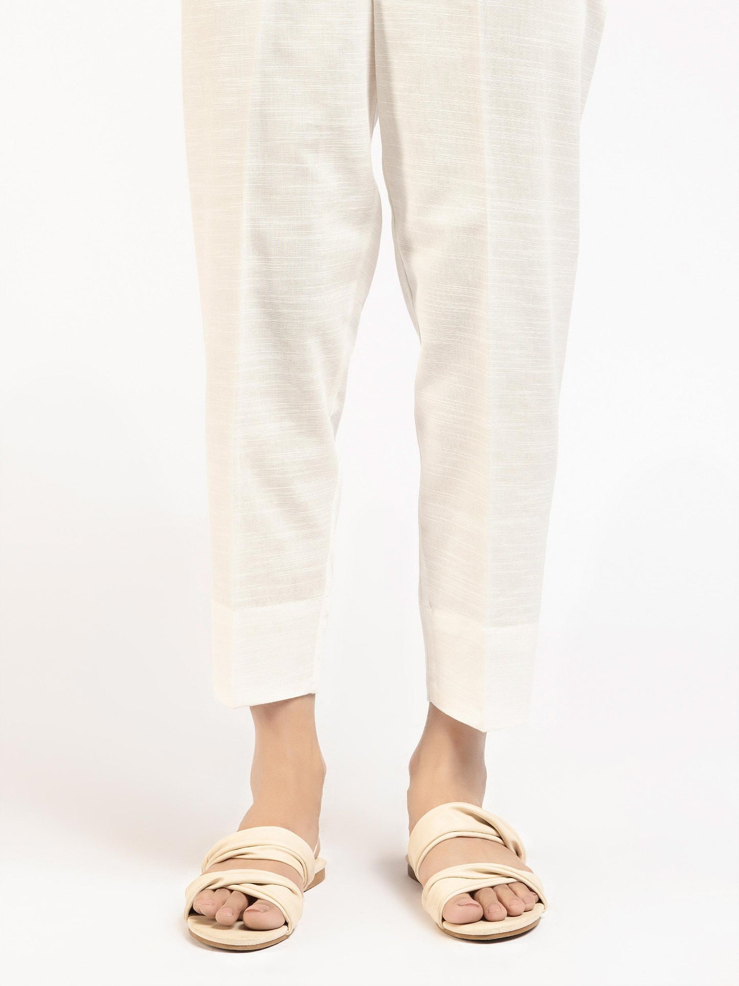 Plain Khaddar Trousers