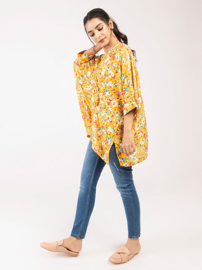 Limelight - Printed Kaftan Style Top