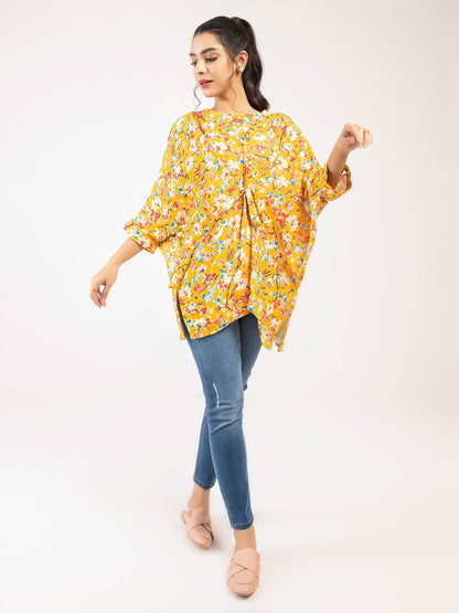 Limelight - Printed Kaftan Style Top