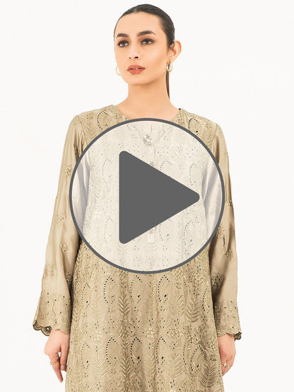 Silk Shirt-Embroidered (Pret)