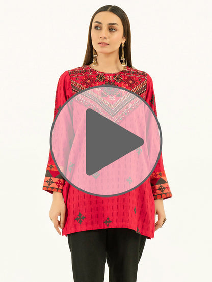 Limelight - Khaddar Kurti-Embroidered (Pret)