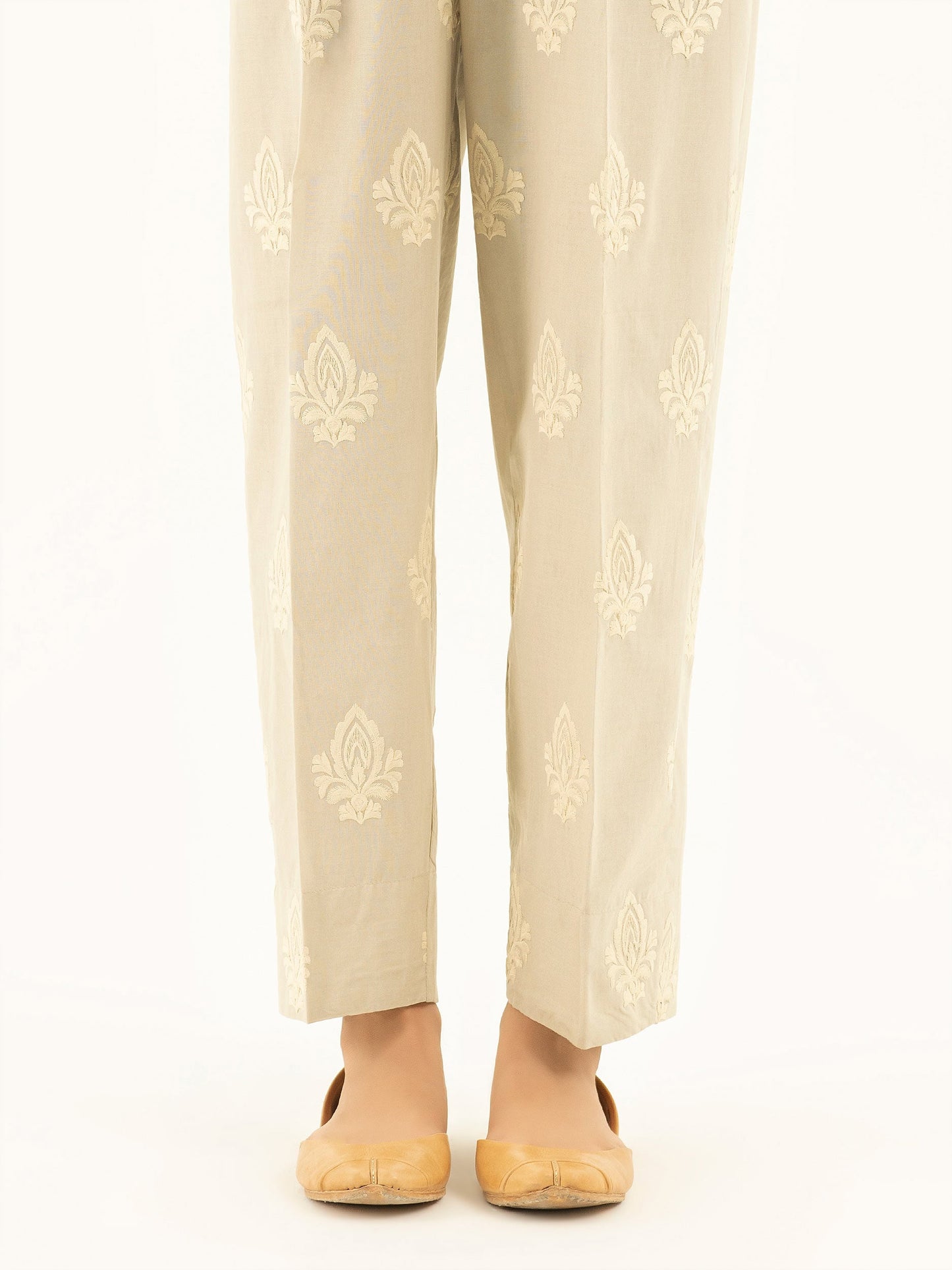 Embroidered Cambric Trousers