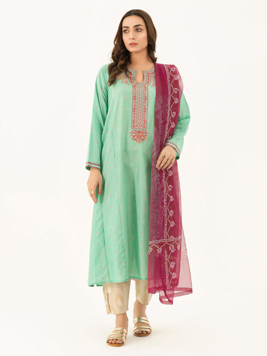 Limelight - Embroidered Lawn Suit