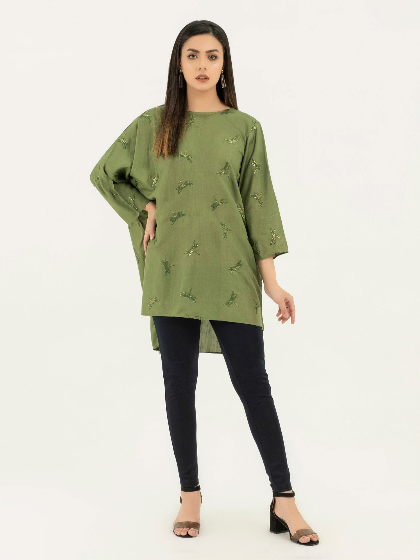 Limelight - Embroidered Silk Shirt