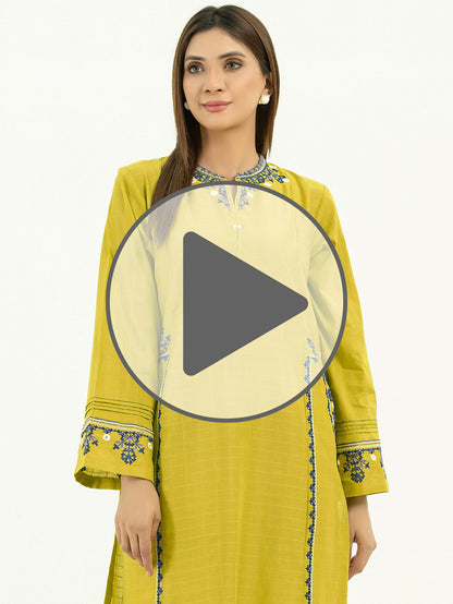 Limelight - Texture Lawn Shirt-Embroidered (Pret)