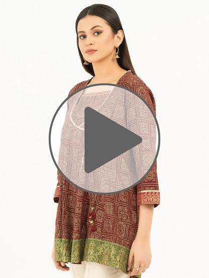 Limelight - Lawn Kurti-Pasted Print (Pret)