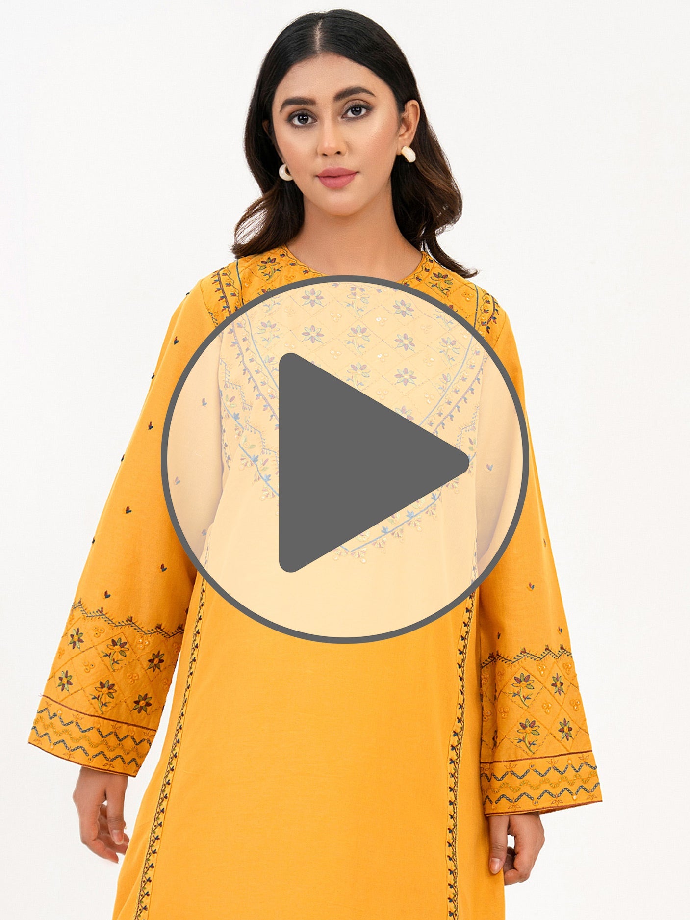 Khaddar Shirt-Embroidered(Pret)