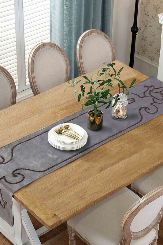 Nishat Linen - Paper Moon Embroidered Table Runner - 1 Piece