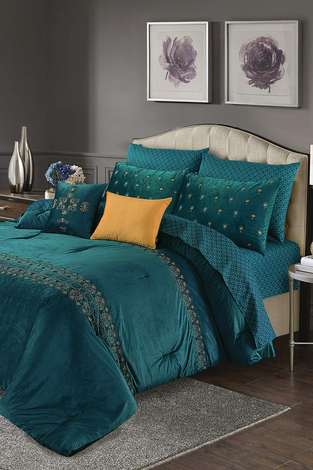 Nishat Linen - Blue Peacock Bed In A Bag