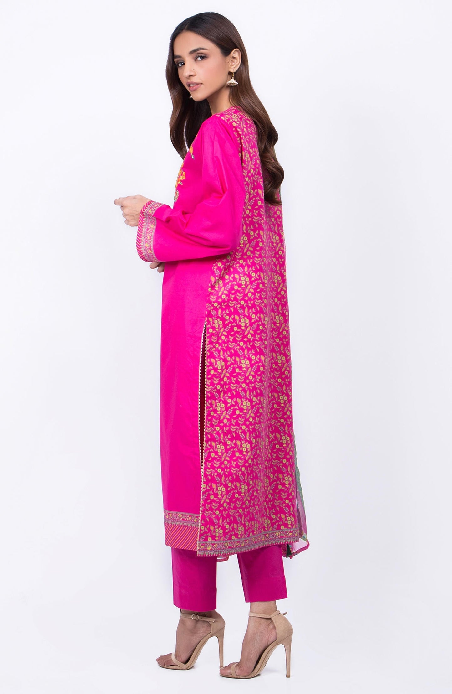 Orient - Unstitched 3 Piece Embroidered Lawn Suit