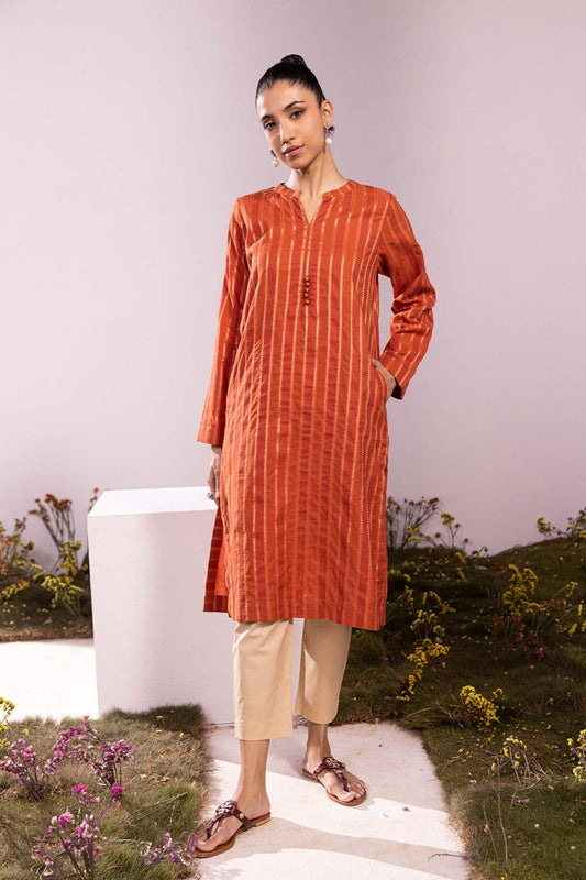 Dyed Embroidered Jacquard Shirt