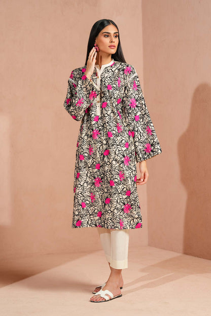 Dyed Embroidered Lawn Shirt