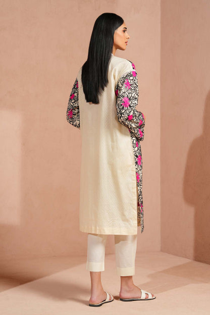 Dyed Embroidered Lawn Shirt