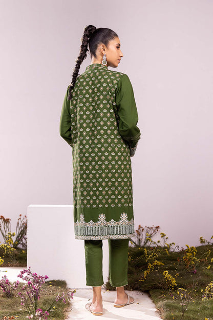 2 Pc Printed Raw Silk Outfit