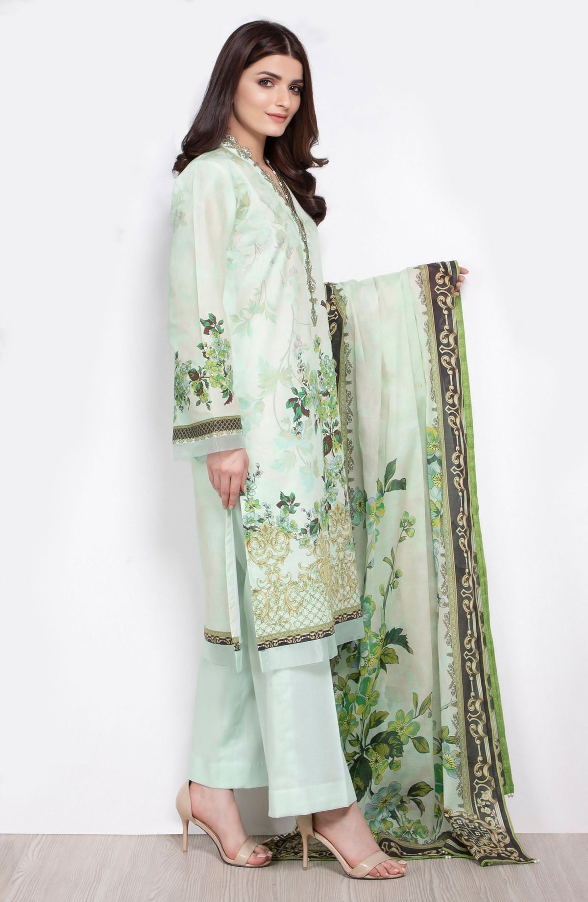 Orient - Unstitched 3 Piece Printed Lawn Suit