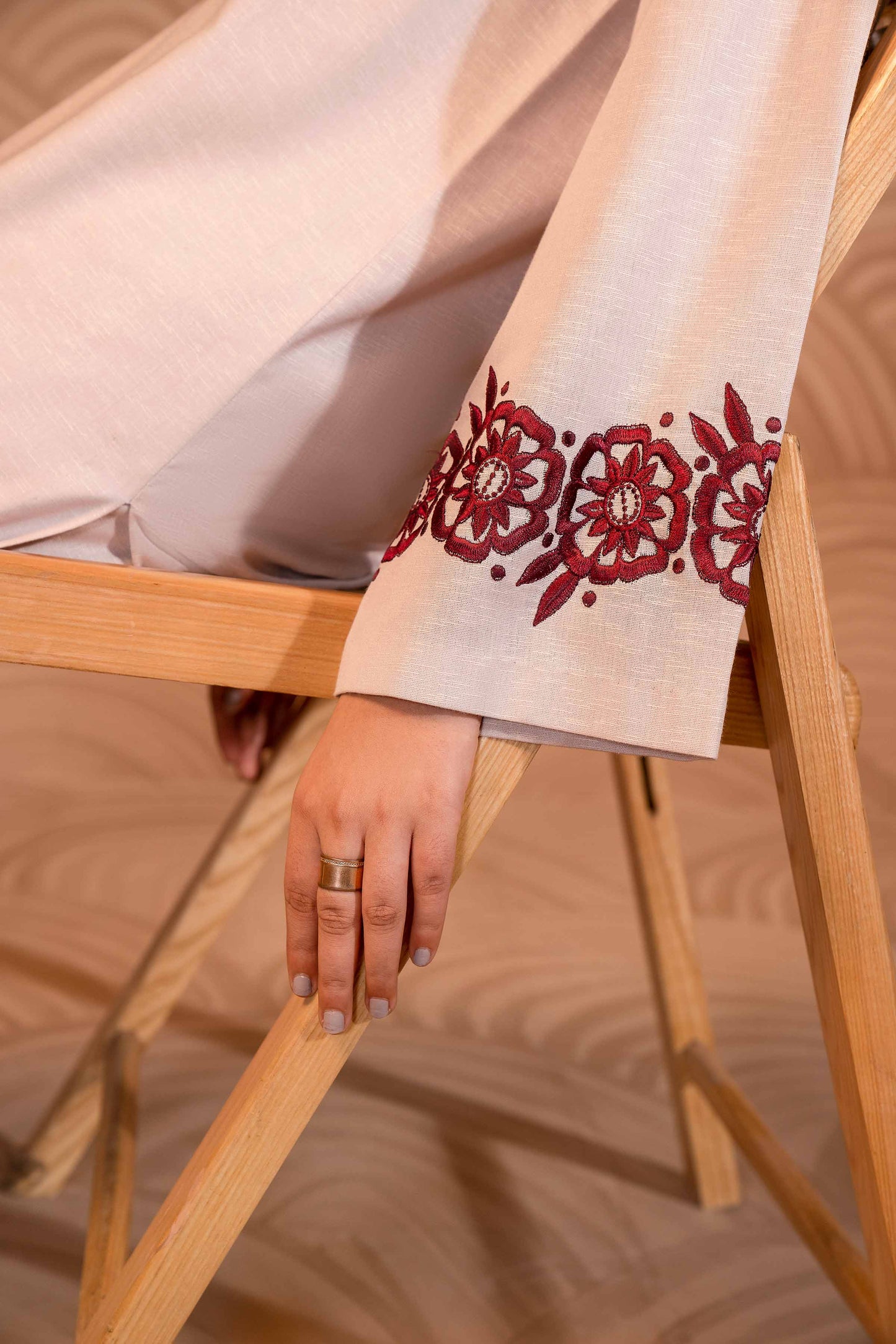 Nishat Linen - 2 Piece - Embroidered Suit - PW23-01