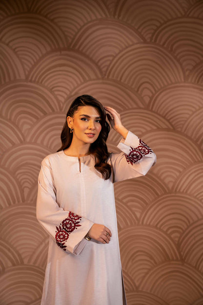 Nishat Linen - 2 Piece - Embroidered Suit - PW23-01