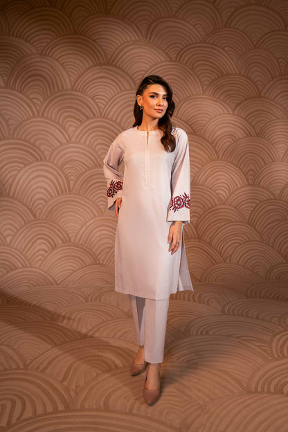 Nishat Linen - 2 Piece - Embroidered Suit - PW23-01