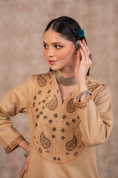 Nishat Linen - 2 Piece - Embroidered Suit - PW23-03
