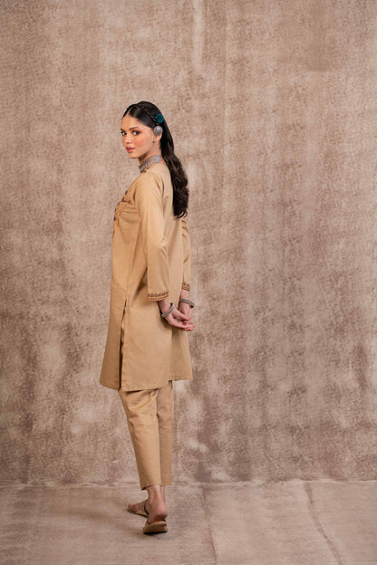 Nishat Linen - 2 Piece - Embroidered Suit - PW23-03