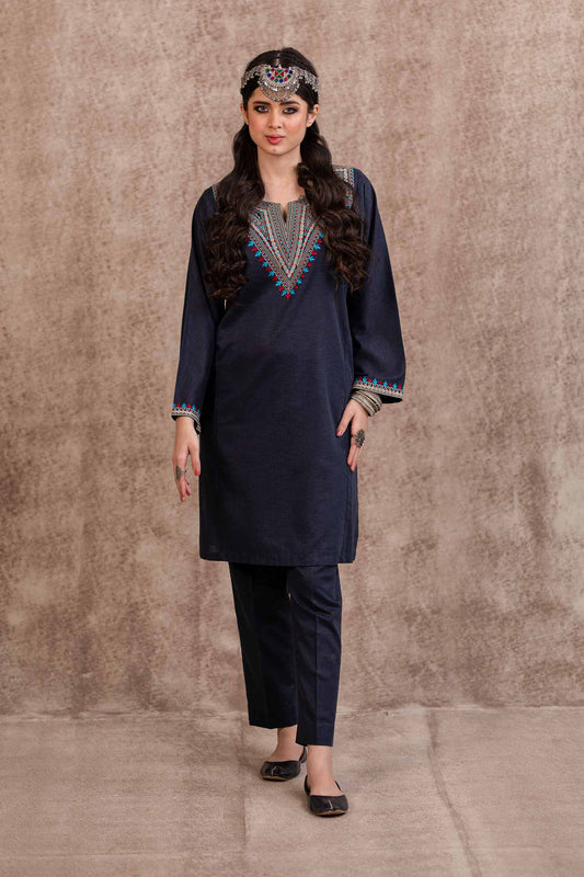 Nishat Linen - 2 Piece - Embroidered Suit - PW23-04
