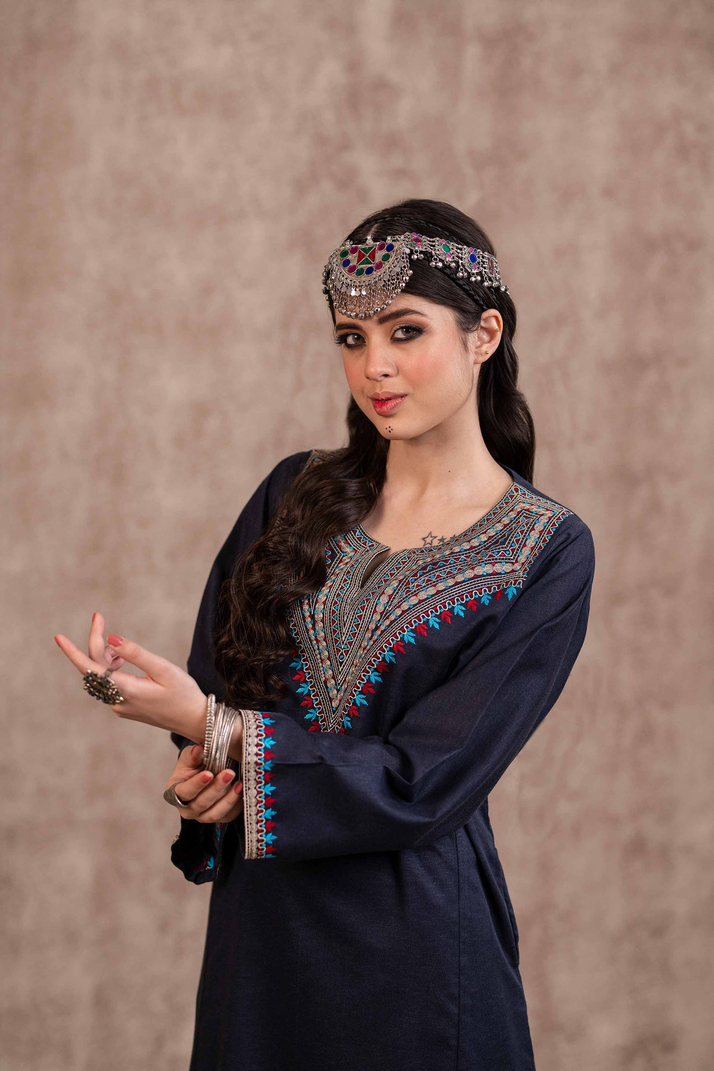 Nishat Linen - 2 Piece - Embroidered Suit - PW23-04