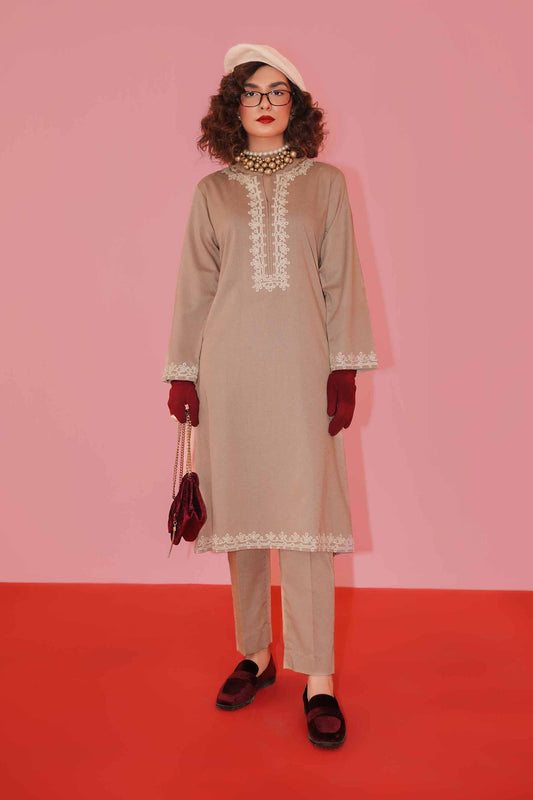 Nishat Linen - 2 Piece - Embroidered Suit - PW23-05