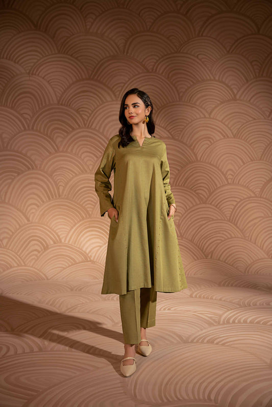 Nishat Linen - 2 Piece - Embroidered Suit - PW23-06