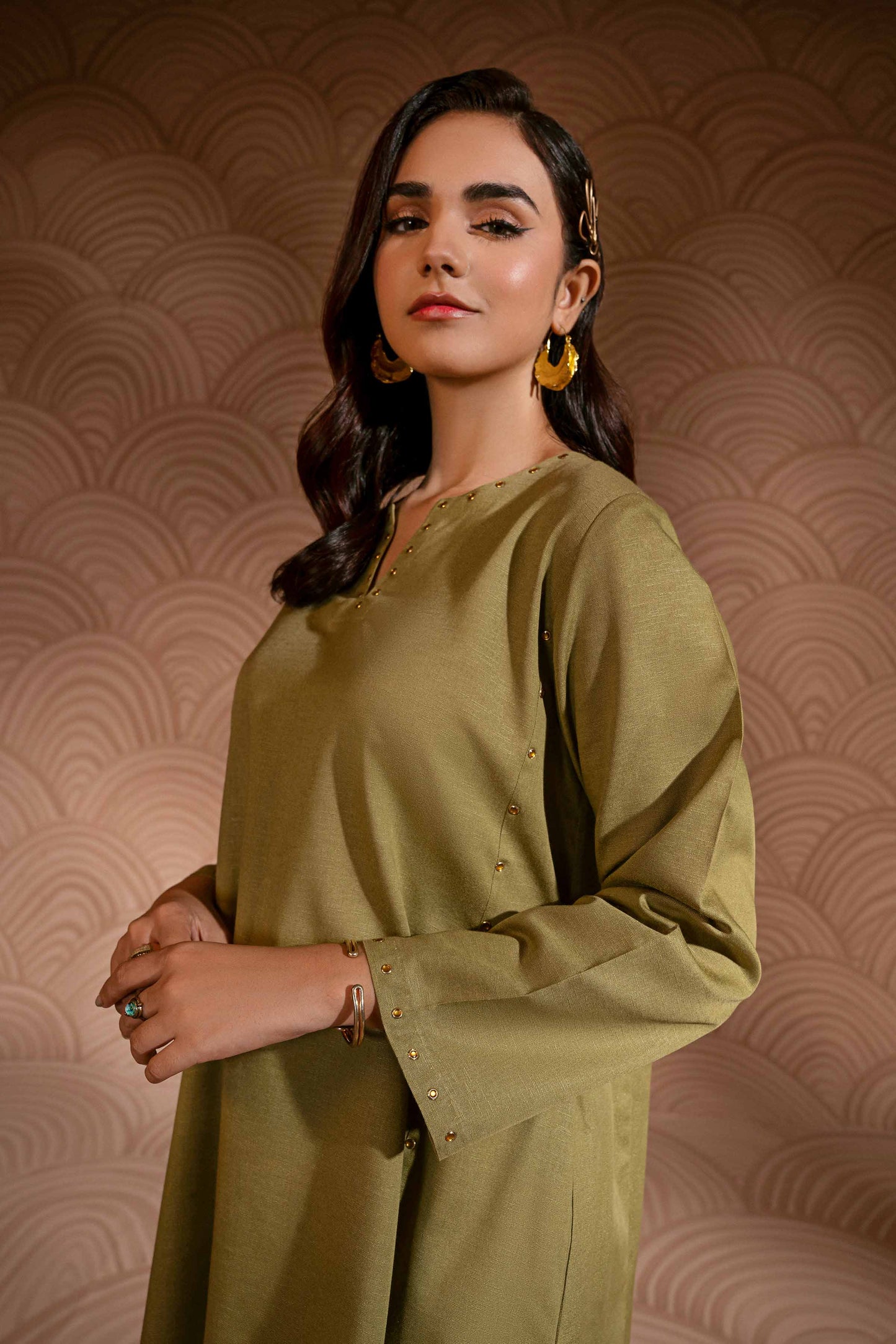 Nishat Linen - 2 Piece - Embroidered Suit - PW23-06